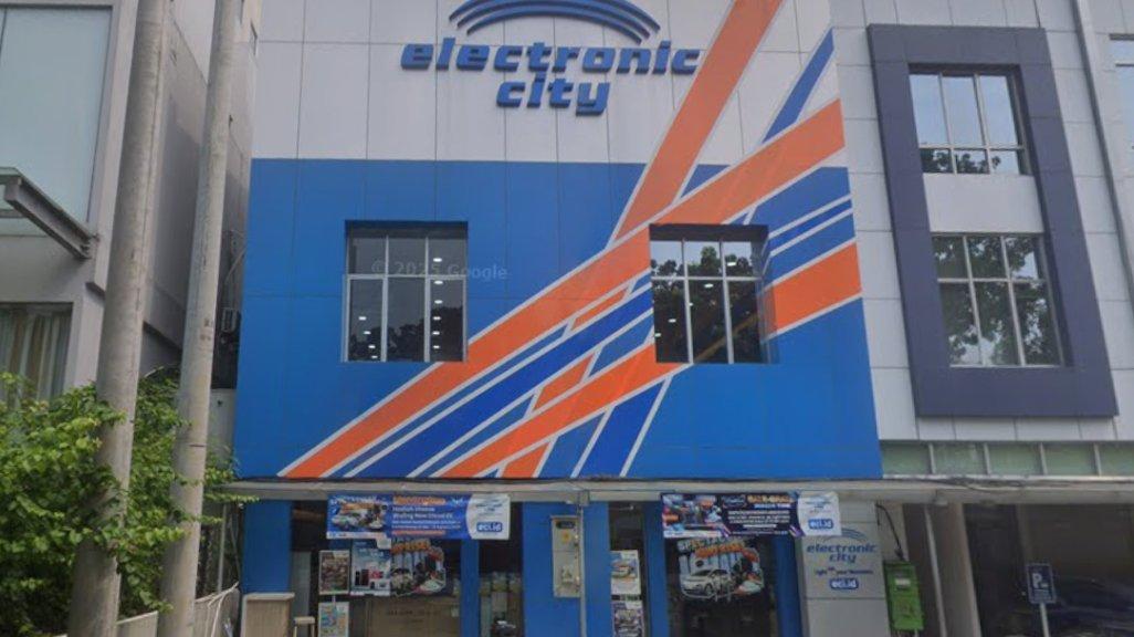 Foto Toko Electronic City Ruko Jababeka di Jl. H.Usmar Ismail No.Blok O, Tanjungsari, Mekarmukti, Kecamatan Cikarang Utara, Kabupaten Bekasi, Jawa Barat 17550, yang diambil Google Maps pada Juni 2025.