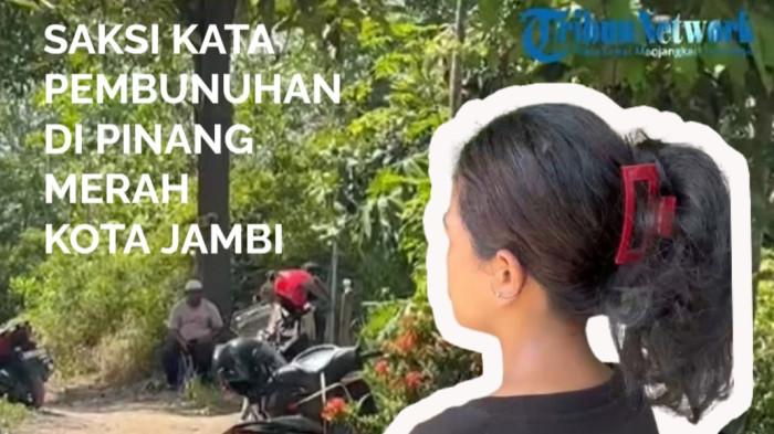 PEMBUNUHAN DI JAMBI - Okta (18), menuturkan kronologi ayahnya, Indra Kusuma (39), dikeroyok dan dibunuh seorang anak SMA dan dua pamannya. Peristiwa terjadi di RT 10, Pinang Merah, Kecamatan Alam Barajo, Kota Jambi.