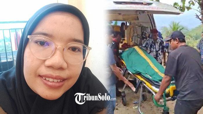 KORBAN KECELAKAAN - Kolase foto Ristuti Kustirahayu (37) semasa hidup. Jenazah Ristuti tiba di rumah duka Dusun Puncanganom RT 02 RW 04 Desa Bero, Kecamatan Manyaran, Kabupaten Wonogiri, jenazah korban tiba sekira pukul 16.15. Ristuti merupakan korban tewas dalam kecelakaan KRL dan KA Argo Bromo Anggrek di Stasiun Bekasi Timur pada Senin (27/4/2026) malam.