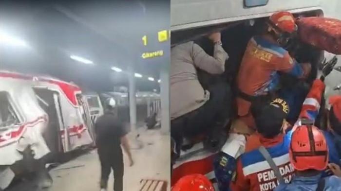 KECELAKAAN KERETA API- Kecelakaan kereta terjadi di Stasiun Bekasi Timur, Kecamatan Bekasi Timur, Kota Bekasi, pada Senin (27/4/2026) malam. Kecelakaan itu melibatkan Commuter Line dan Kereta Jarak Jauh Argo Bromo Anggrek.