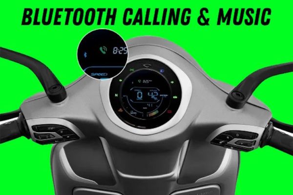 bajaj chetak 3503 bluetooth calling and music