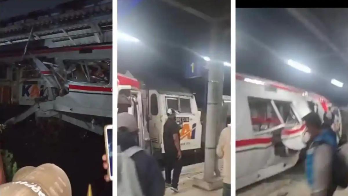 PENYELIDIKAN KECELAKAAN KERETA - Petugas kepolisian akan memeriksa masinis KRL, masinis KA Argo Bromo Anggrek, serta sopir taksi hijau untuk mengungkap penyebab kecelakaan di Stasiun Bekasi Timur, April 2026.