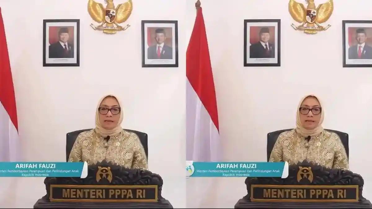 KECELAKAAN KERETA - Menteri PPPA Arifah Choiri Fauzi menyampaikan permohonan maaf kepada publik usai pernyataannya terkait posisi gerbong perempuan menuai kritik, Kamis (30/4/2026).