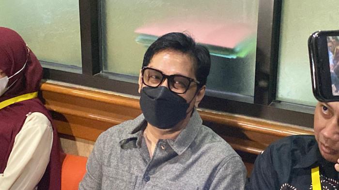 Andre Taulany hadir di Pengadilan Agama Jakarta Selatan jelang sidang cerainya dari Rien Wartia Trigina, Rabu (8/10/2025).