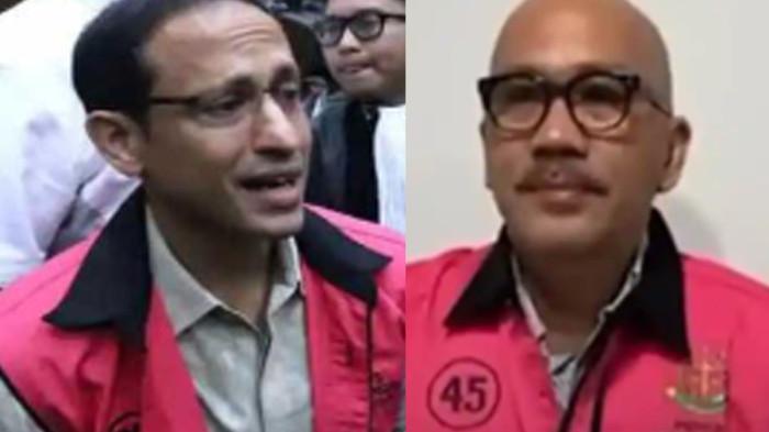 CERAMAH -  Mulyatsyah, Direktur SMP Kemendikbudristek tahun 2020–2021 memberikan ceramah ke eks Mendikbudristek Nadiem Makarim di sidang korupsi yang menjerat keduanya.