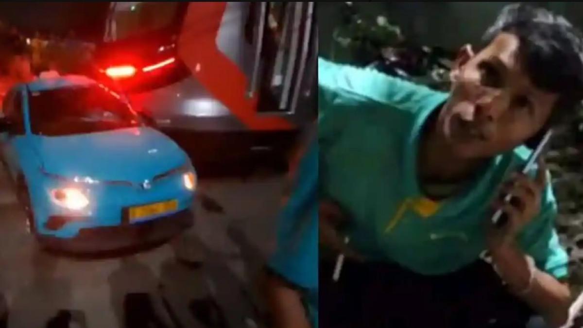 SOPIR TAKSI GREEN SM - Sopir taksi Green SM Indonesia saat memberikan keterangan terkait mobil mogok di rel yang diduga memicu kecelakaan kereta di Bekasi, Senin (27/4/2026).