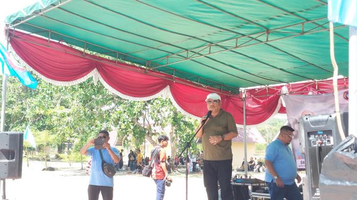 Peringatan May Day 2026 yang digelar di kawasan Pantai Pasir Padi dengan konsep santai dan kekeluargaan, Jumat (1/5/2026).