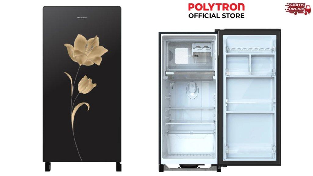 Kulkas POLYTRON Belleza 1 Pintu 180 Liter PRA 18MNX.