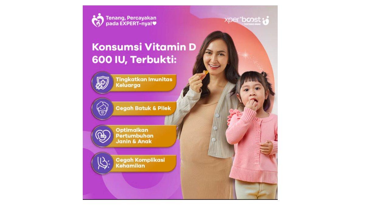 Ilustrasi manfaat dari produk Expert Boost Gummy Vitamin D 600 IU