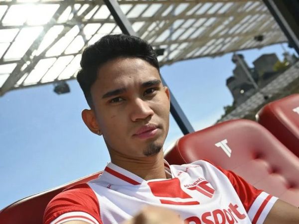 Marselino Ferdinan saat diperkenalkan oleh AS Trencin.