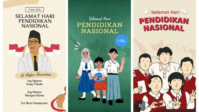 POSTER HARDIKNAS 2026 - Kumpulan poster Hari Pendidikan Nasional (Hardiknas) 2026 dengan desain menarik yang bisa diunduh (download) secara gratis.