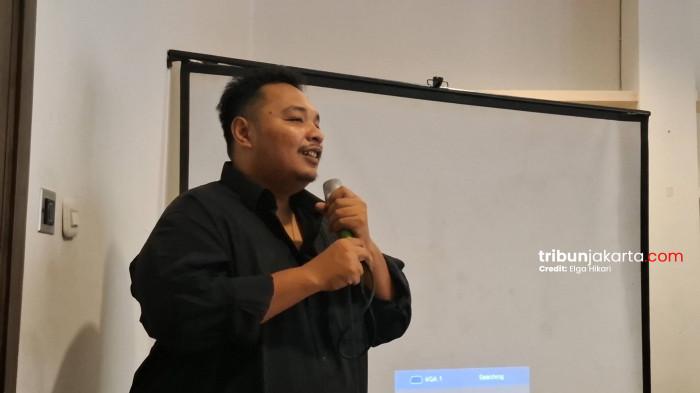 PENYIRAMAN AIR KERAS - Koordinator Komrad Pancasila, Antony Yudha, mendorong pembentukan tim pencari fakta untuk mengusut tuntas kasus penyiraman air keras terhadap aktivis KontraS, Andrie Yunus. TRIBUNJAKARTA.COM/ELGA PUTRA