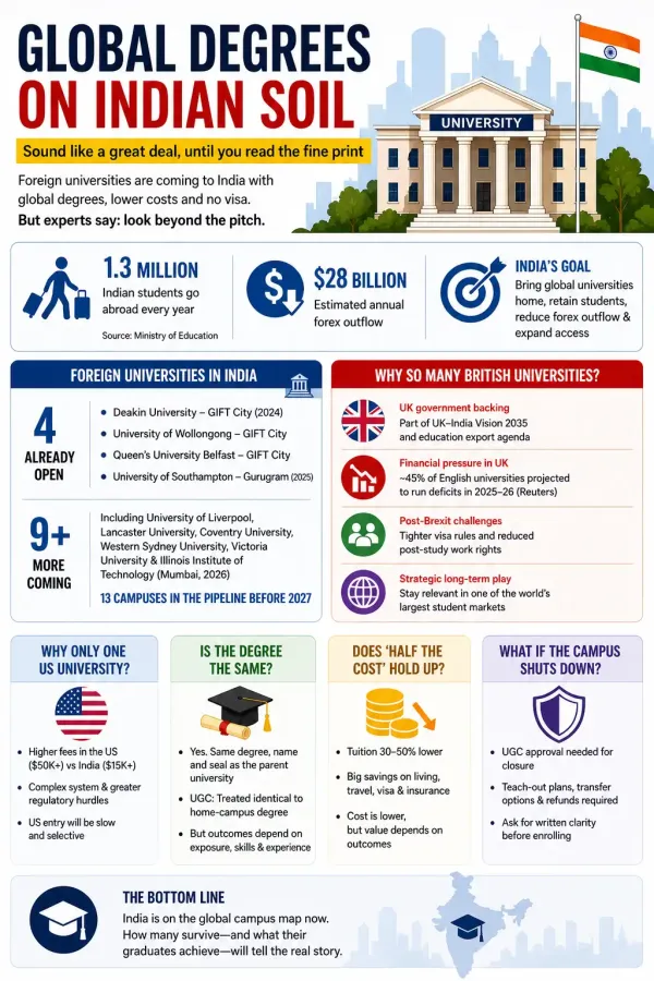 Global degrees on Indian soil