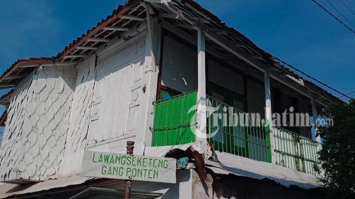 Potret Langgar Dukur di kampung Lawang Seketeng Kelurahan Peneleh, Kecamatan Genteng, Surabaya