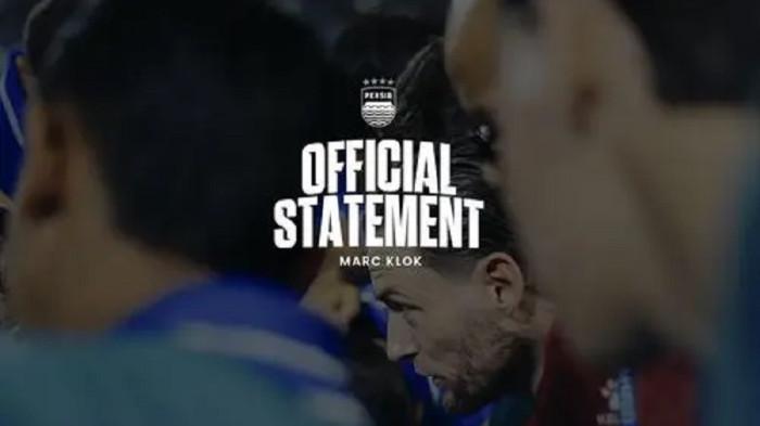 OFFICIAL STATEMENT - Pernyataan resmi Marc Klok dan Persib Bandung terkait tuduhan rasis pada pemain Bhayangkara FC, Henry Doumbia di laga Jumat 1 April 2025. Klok tegaskan Doumbia hanya salah dengar dan dia juga sudah meminta maaf.