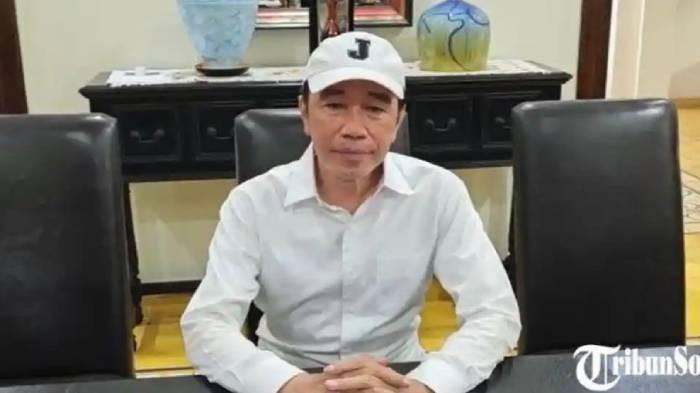 RESPON - Mantan Presiden Joko Widodo saat ditemui di kediamannya di Sumber Solo, Jumat (10/4/2026). Jokowi merespon santai keputusan Jusuf Kalla melaporkan Rismon Sianipar.