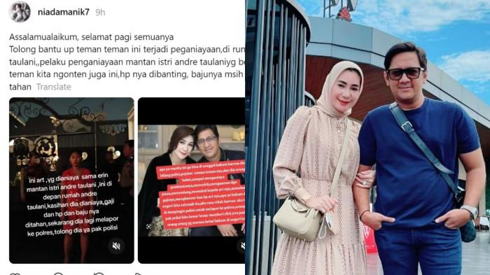 KASUS ART ERIN - Meski sudah tidak serumah, Andre Taulany ternyata masih bertanggung jawab membayar gaji ART yang kini melaporkan mantan istrinya ke polisi.