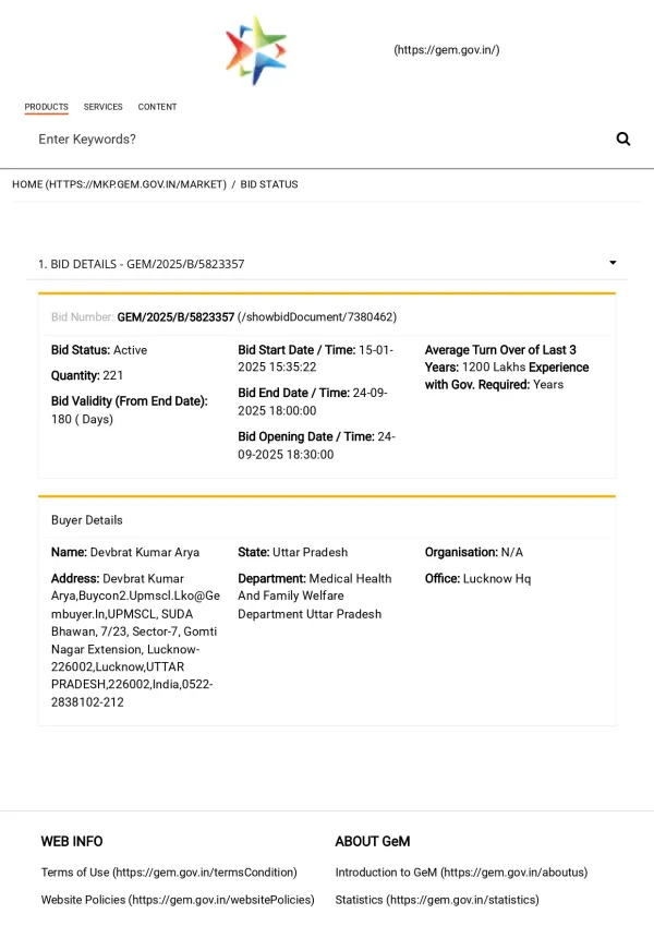 Brother-in-law's 'China connection' Uttar Pradesh Medical Supply Corporation Ventilator Scam – 2
