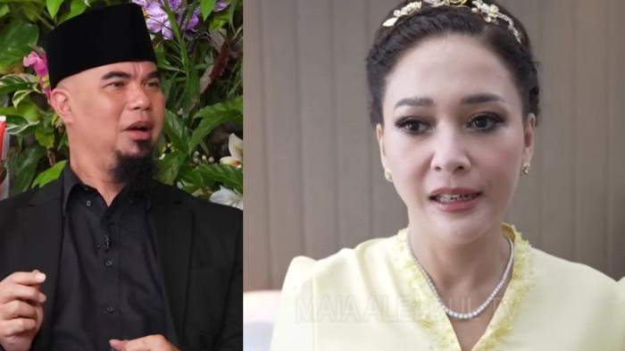 HUBUNGAN MEMANAS - Kolase Ahmad Dhani dan Maia Estianty dicapture Jumat (30/1/2026).