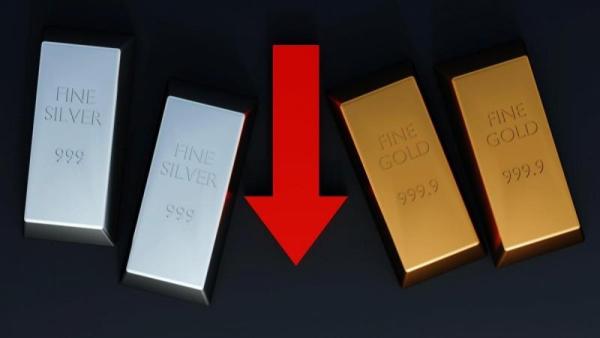 Gold and silver prices slide as Trump signals easing US-Iran tensions