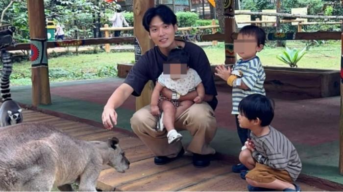 DAEHOON-JULE CERAI: Tangkapan layar Daehoon bersama ketiga anaknya. Curhatan pilu Daehoon usai menggugat cerai Jule hingga diselingkuhi. Daehoon mengaku tak menyesal menikahi Jule dan menitipkan pesan untuk anak.