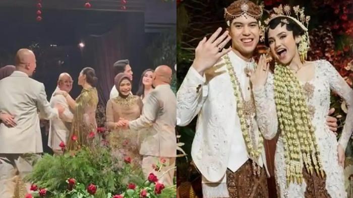 PERNIKAHAN EL RUMI-SYIFA - Momen Trio Gundul di Nikahan El Rumi dan Syifa Hadju, Eskpresi Maia Saat Dansa Bareng Mulan Disorot