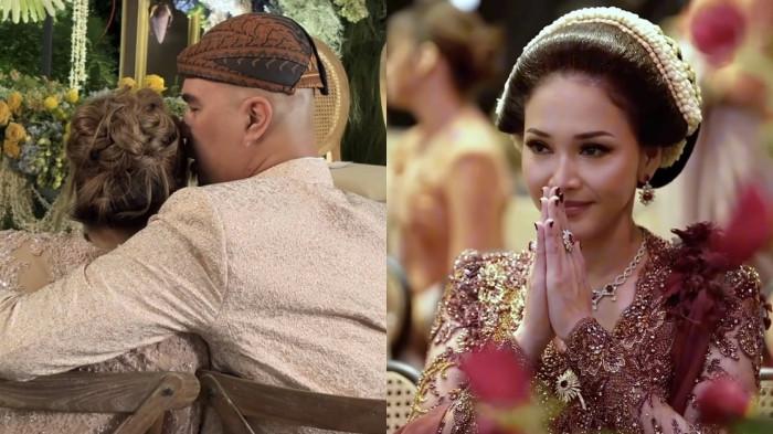 SINDIRAN PEDAS - Kolase Ahmad Dhani dan Maia Estianty di momen pernikahan El Rumi dan Syifa Hadju, dicapture Jumat (1/5/2026).