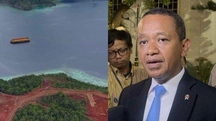 TAMBANG NIKEL MERESAHKAN - Kerusakan ekologis terlihat nyata akibat aktivitas pertambangan nikel di Raja Ampat, Papua Barat Daya. Menteri ESDM Bahlil Lahadalia di Istana Kepresidenan, Jakarta, Kamis (17/4/2025) malam, ia akan mengunjungi lokasi setelah ditelepon Prabowo.