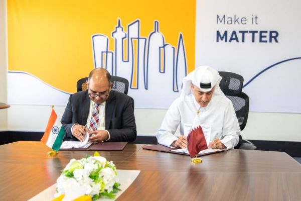 Indian Embassy and Qatar Post Signed Agreement