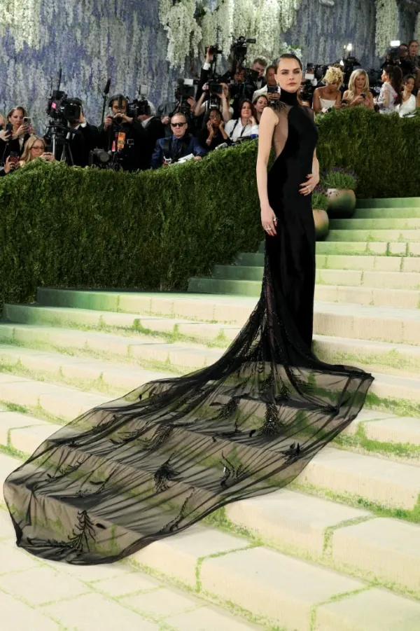 Cara Delevingne at the 2026 Met Gala. Photo: AFP