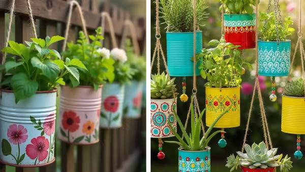 Milk Powder Tin Planter 
