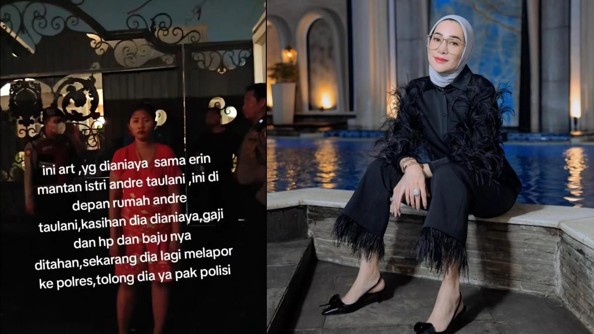 DUGAAN PENGANIAYAAN - Erin mantan istri Andre Taulany dipolisikan setelah diduga aniaya ART. Ia pun membantah tegas dan langsung membuat laporan balik terkait dugaan pencemaran nama baik.