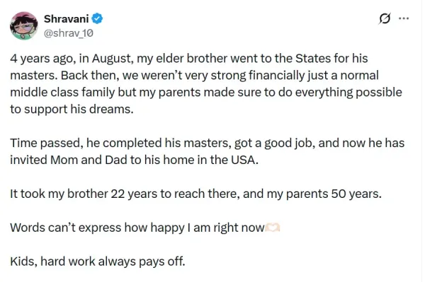 Screenshot of the post