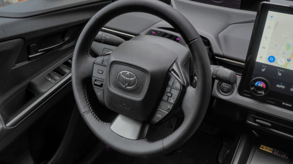 2026 Toyota bZ steering wheel
