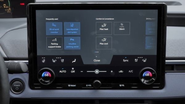 Infotainment touchscreen
