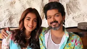 Pooja Hegde and Thalapathy Vijay