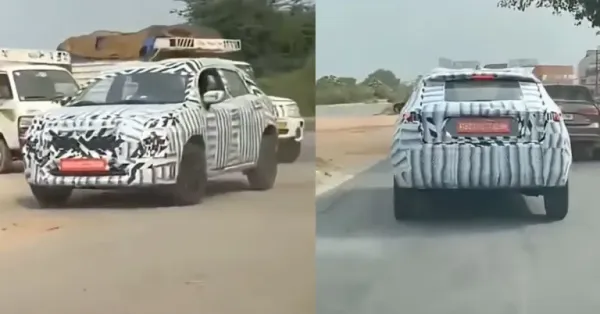 maruti suzuki fronx facelift spied in india