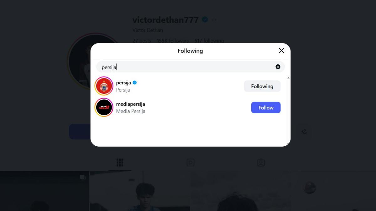 BURSA TRANSFER PERSIJA JAKARTA - Penyerang PSM Makassar, Victor Dethan kepergok mengikuti akun Instagram Persija Jakarta.