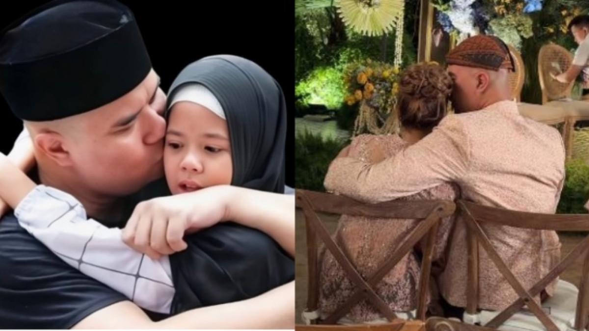 POSTINGAN AHMAD DHANI - Ahmad Dhani bikin heboh karena unggah momen tenangkan Safeea yang menangis terisak di momen siraman El Rumi sambil sindir wanita akting. Kini Ahmad Dhani pamer foto gendong Safeea.