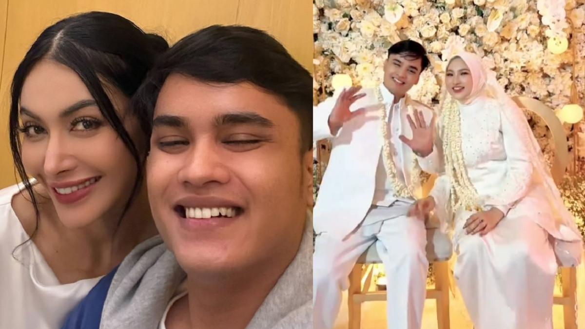 RESSA ROSSANO MENIKAH - Ressa Rizky Rossano menikahi wanita bernama Fita. Denada menyaksikan pernikahan putranya tersebut lewat video call.