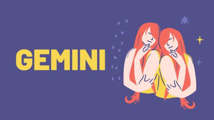 HOROSKOP ZODIAK - Ilustrasi logo zodiak Gemini 