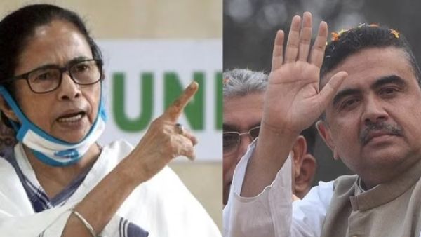 Mamata Banerjee and Suvendu Adhikari