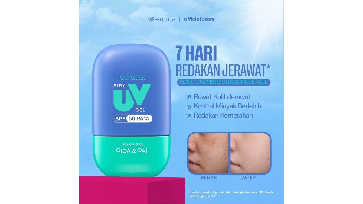 emina Airy UV Gel Sunscreen SPF 50 PA