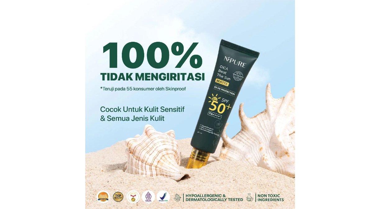 NPURE SUNSCREEN CICA BEAT THE SUN MATTE SPF 50 PA