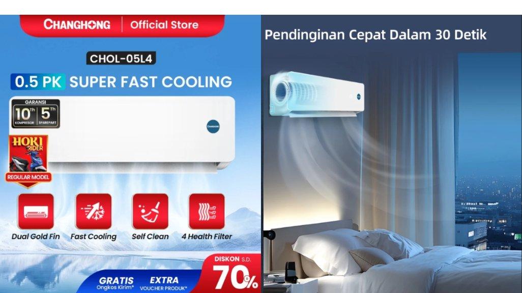 CHANGHONG AC 1/2 PK STANDARD CHOL-05L4