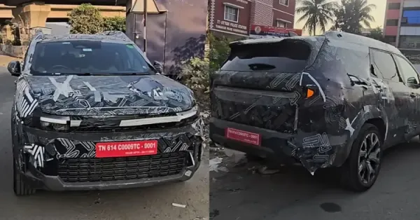 renault bigster based suv spied in india