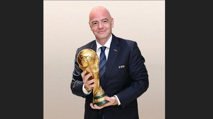 Presiden FIFA, Gianni Infantino menegaskan Piala Dunia 2034 digelar di Arab Saudi. Presiden FIFA, Gianni Infantino mempublikasikan berita tersebut di jejaring sosialnya.