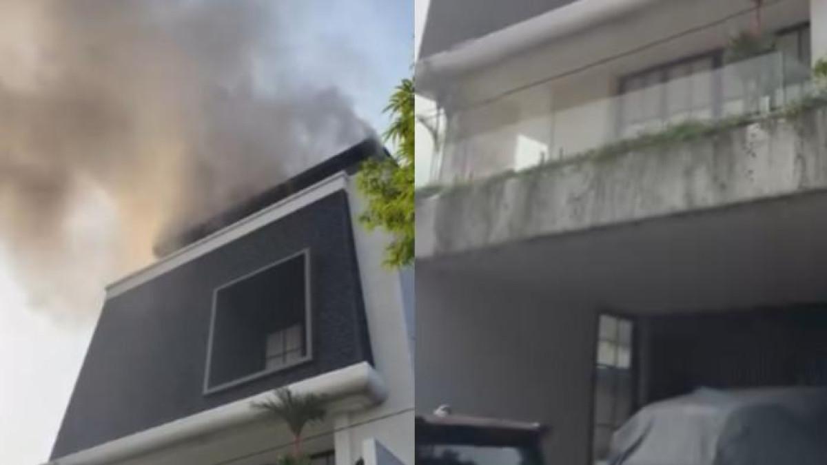 KEBAKARAN RUMAH - Rumah anggota IV BPK RI Haerul Saleh kebakaran di Jalan Tanjung Barat Raya, Jagakarsa. Haerul dinyatakan meninggal dunia, Jumat (8/5/2026).