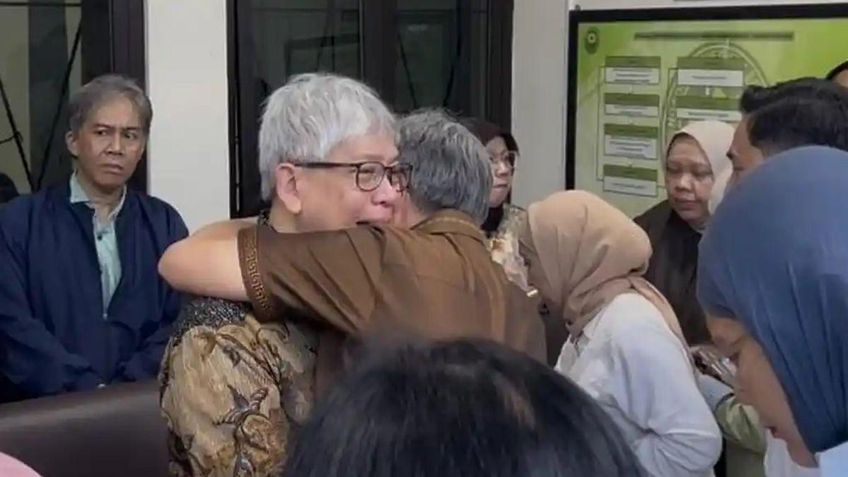 KASUS SRITEX - Eks Dirut BJB Yuddy Renaldi ketika sidang pembacaan putusan di Pengadilan Tipikor, Semarang pada Kamis (7/5/2026).