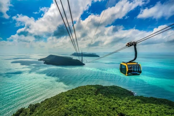 Hon Thom केबल कार, Phu Quoc. फोटो सौजन्याने सन ग्रुप